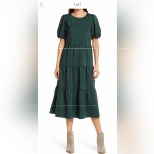 Treasure & Bond Tiered Midi Dress